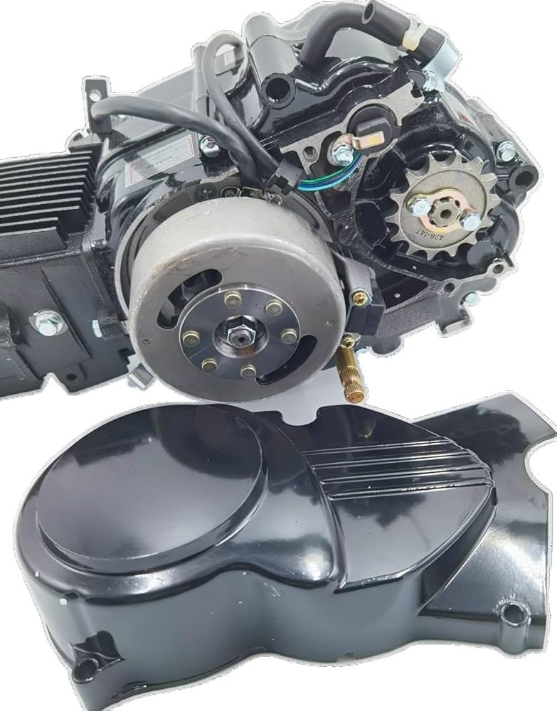 110cc マニュアルエンジン 横型 Zongshen Horizontal 110 Engine Foot Start, Manual Clutch 4
